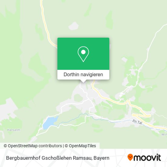 Bergbauernhof Gschoßlehen Ramsau Karte