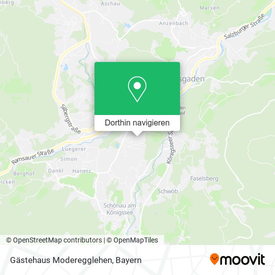 Gästehaus Moderegglehen Karte