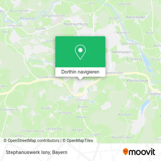 Stephanuswerk Isny Karte