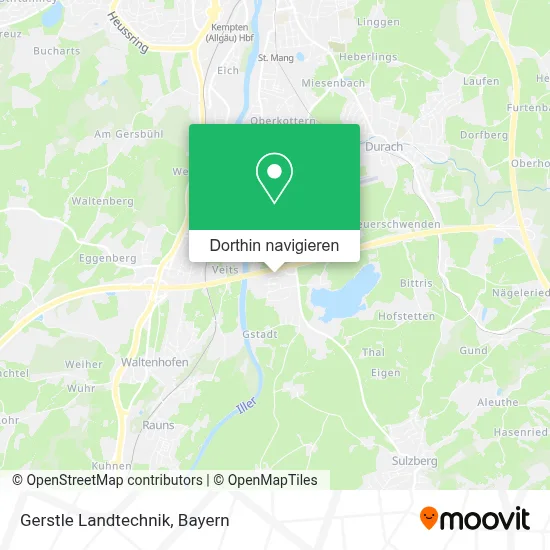 Gerstle Landtechnik Karte