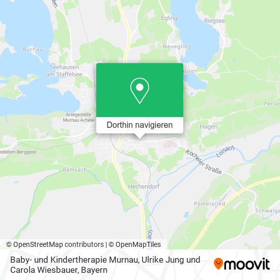 Baby- und Kindertherapie Murnau, Ulrike Jung und Carola Wiesbauer Karte