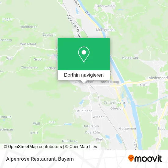 Alpenrose Restaurant Karte