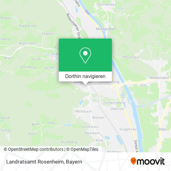 Landratsamt Rosenheim Karte