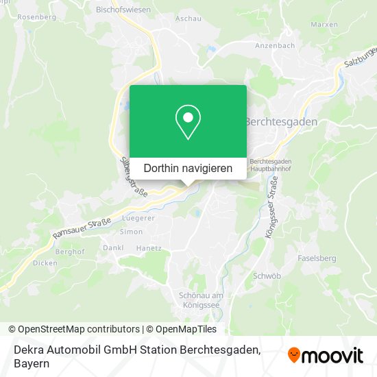 Dekra Automobil GmbH Station Berchtesgaden Karte