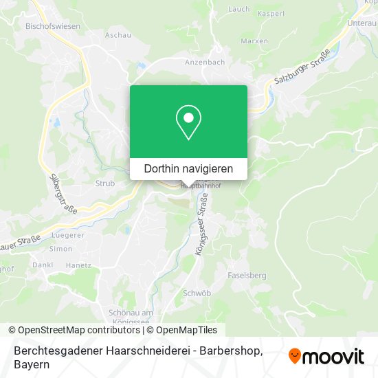 Berchtesgadener Haarschneiderei - Barbershop Karte