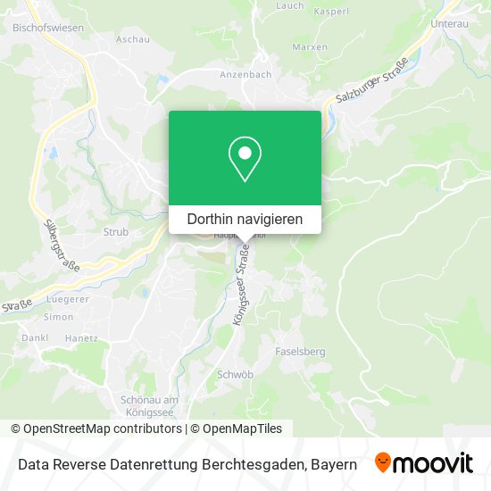 Data Reverse Datenrettung Berchtesgaden Karte