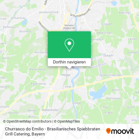 Churrasco do Emilio - Brasilianisches Spiebbraten Grill Catering Karte