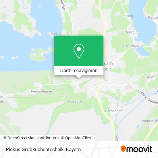 Pickus Grobküchentechnik Karte