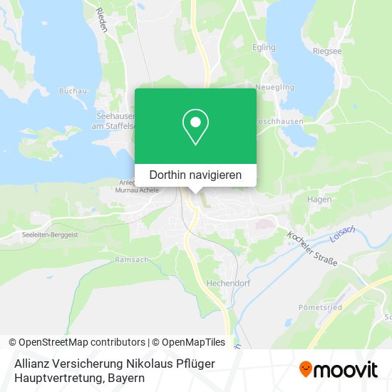 Allianz Versicherung Nikolaus Pflüger Hauptvertretung Karte
