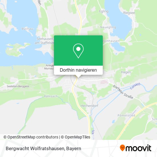 Bergwacht Wolfratshausen Karte