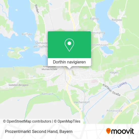 Prozentmarkt Second Hand Karte