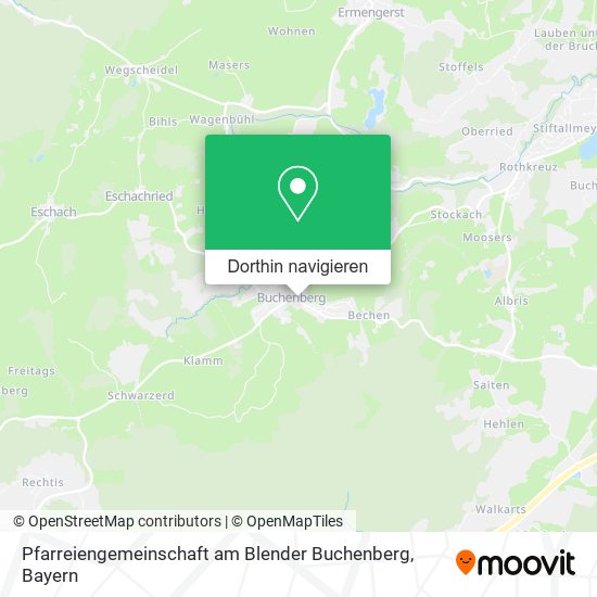 Pfarreiengemeinschaft am Blender Buchenberg Karte