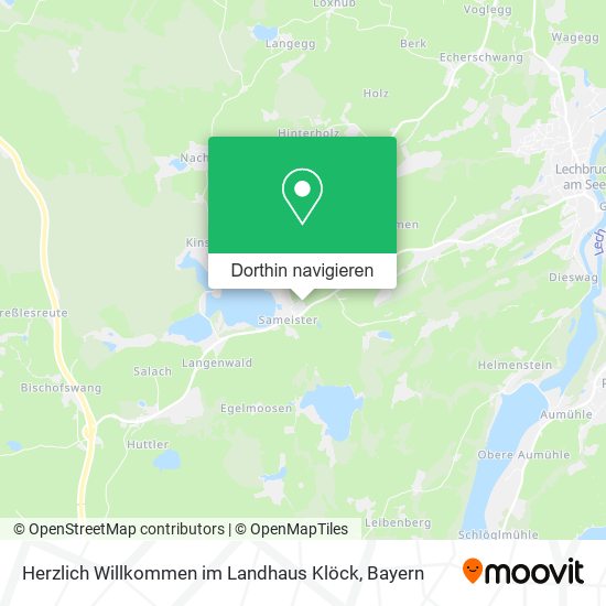 Herzlich Willkommen im Landhaus Klöck Karte