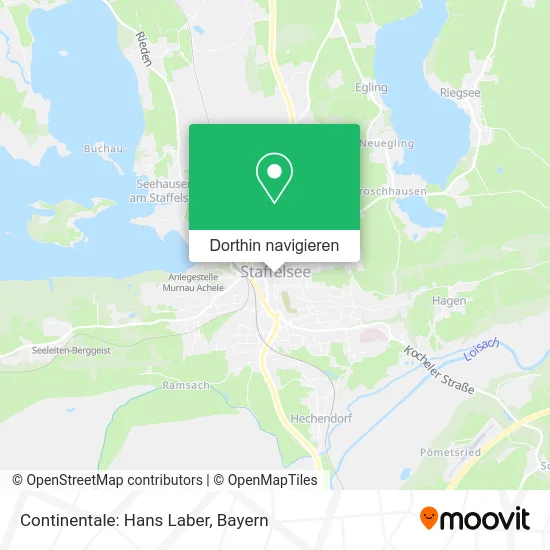 Continentale: Hans Laber Karte