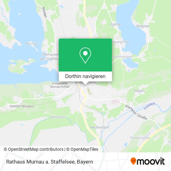 Rathaus Murnau a. Staffelsee Karte