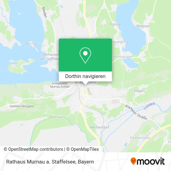Rathaus Murnau a. Staffelsee Karte