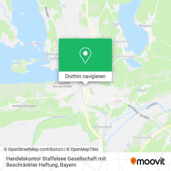 Handelskontor Staffelsee Gesellschaft mit Beschränkter Haftung Karte