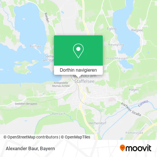 Alexander Baur Karte