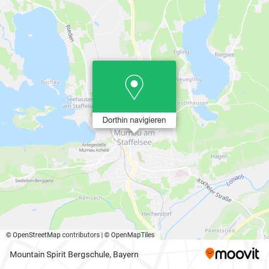 Mountain Spirit Bergschule Karte