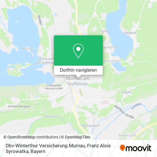 Dbv-Winterthur Versicherung Murnau, Franz Alois Syrowatka Karte