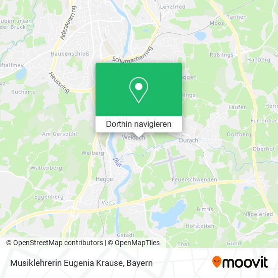 Musiklehrerin Eugenia Krause Karte