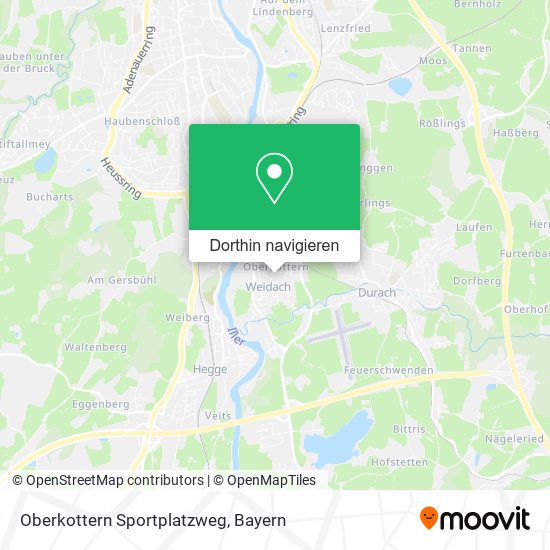 Oberkottern Sportplatzweg Karte