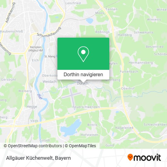 Allgäuer Küchenwelt Karte