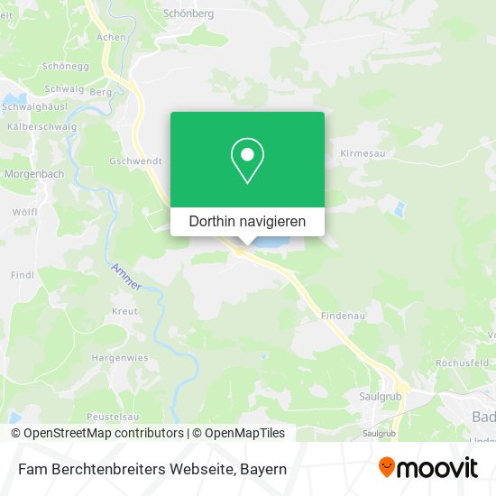 Fam Berchtenbreiters Webseite Karte