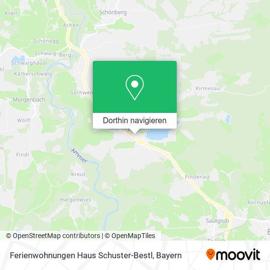 Ferienwohnungen Haus Schuster-Bestl Karte