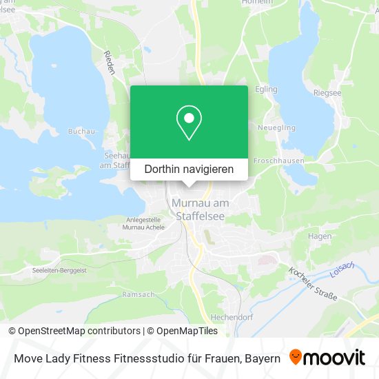 Move Lady Fitness Fitnessstudio für Frauen Karte