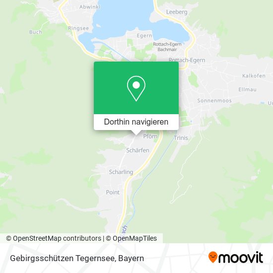 Gebirgsschützen Tegernsee Karte