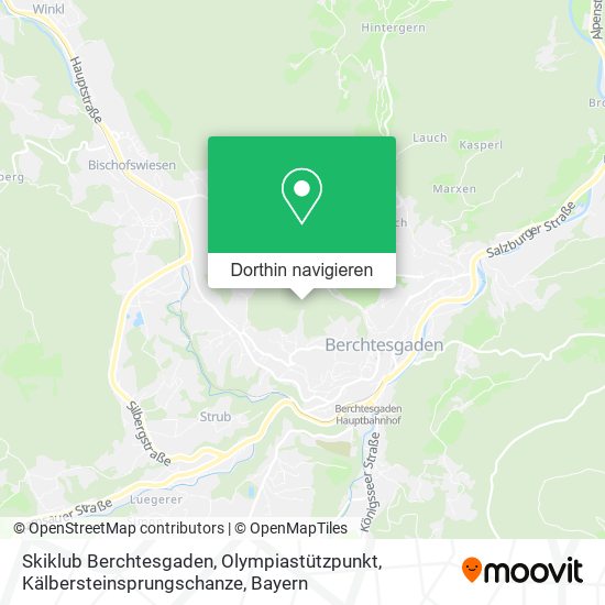 Skiklub Berchtesgaden, Olympiastützpunkt, Kälbersteinsprungschanze Karte