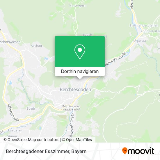 Berchtesgadener Esszimmer Karte