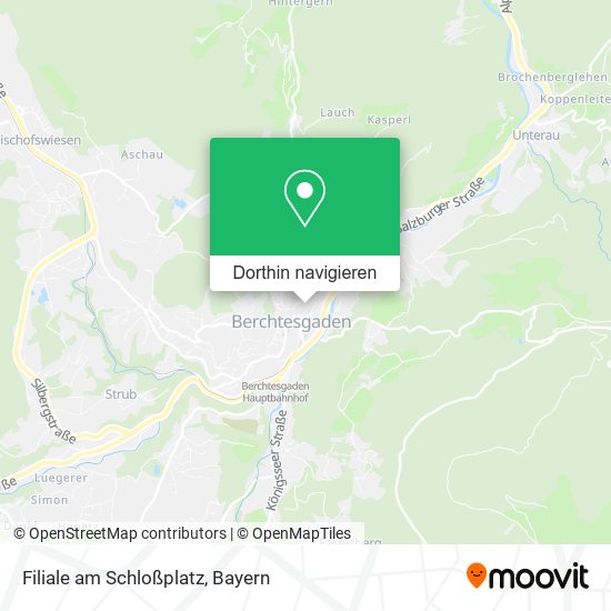 Filiale am Schloßplatz Karte