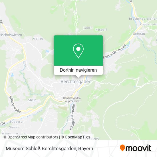 Museum Schloß Berchtesgarden Karte