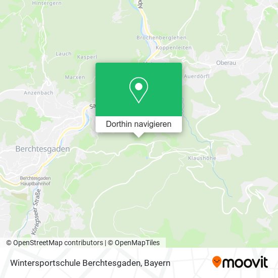 Wintersportschule Berchtesgaden Karte