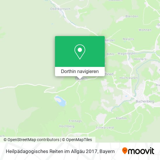 Heilpädagogisches Reiten im Allgäu 2017 Karte