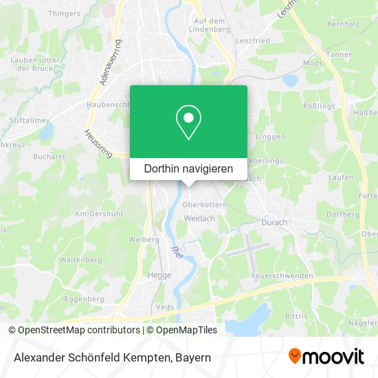 Alexander Schönfeld Kempten Karte
