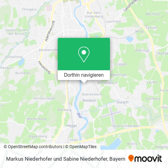 Markus Niederhofer und Sabine Niederhofer Karte