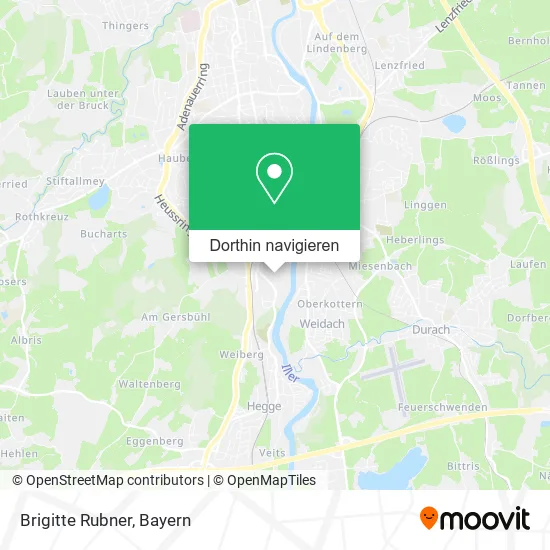 Brigitte Rubner Karte