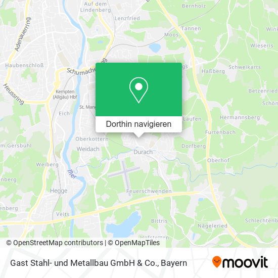 Gast Stahl- und Metallbau GmbH & Co. Karte