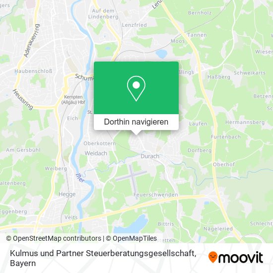 Kulmus und Partner Steuerberatungsgesellschaft Karte