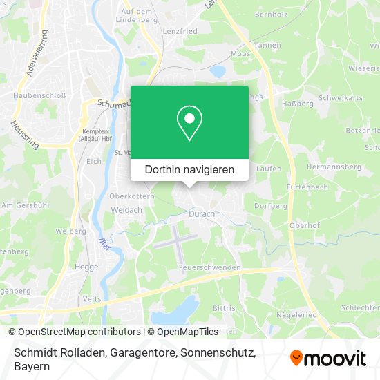 Schmidt Rolladen, Garagentore, Sonnenschutz Karte