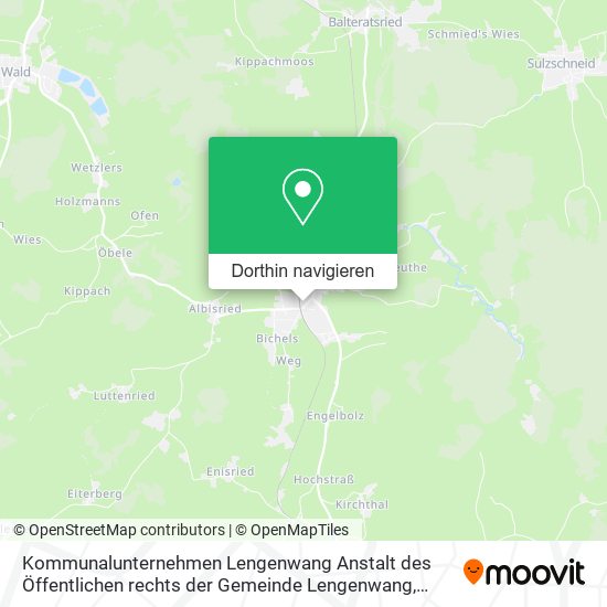 Kommunalunternehmen Lengenwang Anstalt des Öffentlichen rechts der Gemeinde Lengenwang Karte