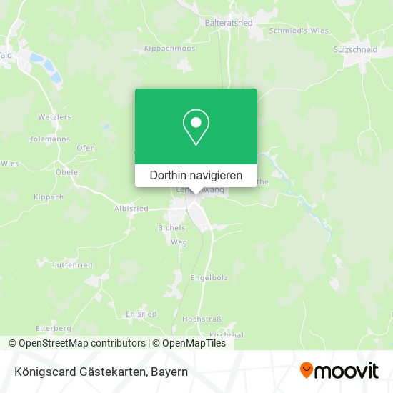 Königscard Gästekarten Karte