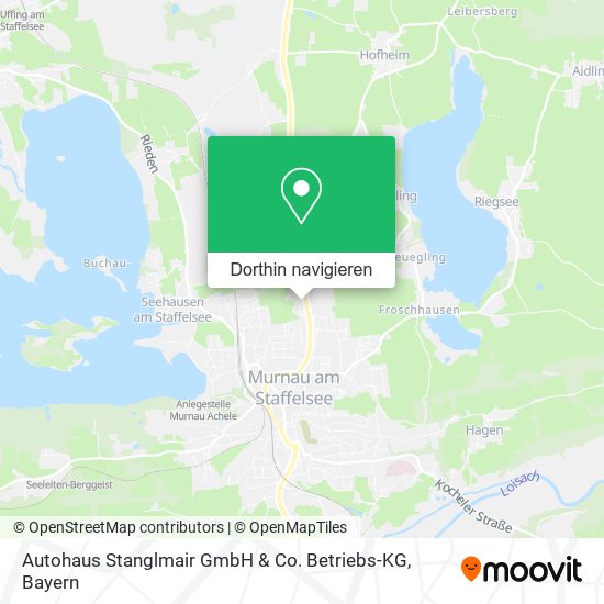 Autohaus Stanglmair GmbH & Co. Betriebs-KG Karte