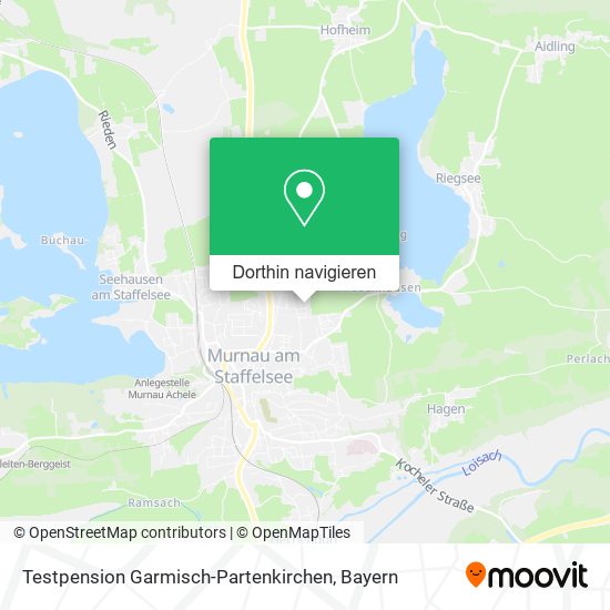 Testpension Garmisch-Partenkirchen Karte