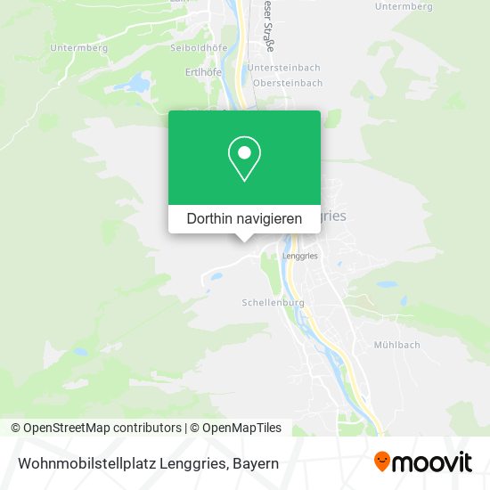 Wohnmobilstellplatz Lenggries Karte