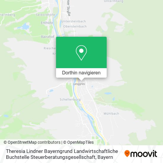 Theresia Lindner Bayerngrund Landwirtschaftliche Buchstelle Steuerberatungsgesellschaft Karte