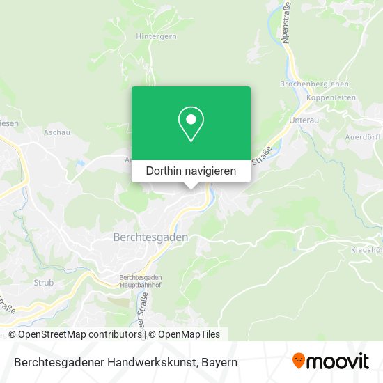 Berchtesgadener Handwerkskunst Karte